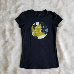 NWT Armani Exchange Navy Blue T-Shirt